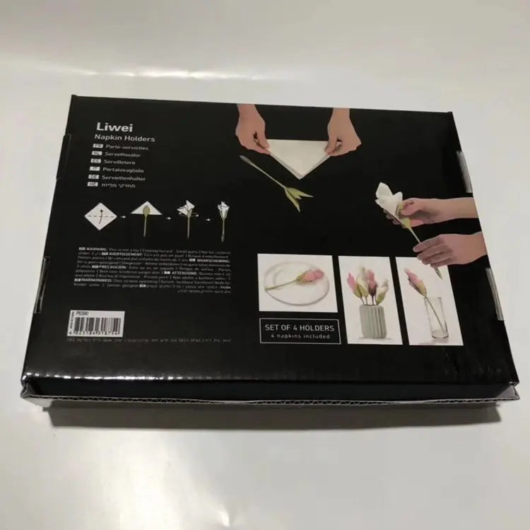 Origami Flower Napkin Holders Novva Living