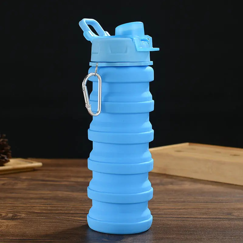Silicone Folding Sports Water Bottle Novva Living