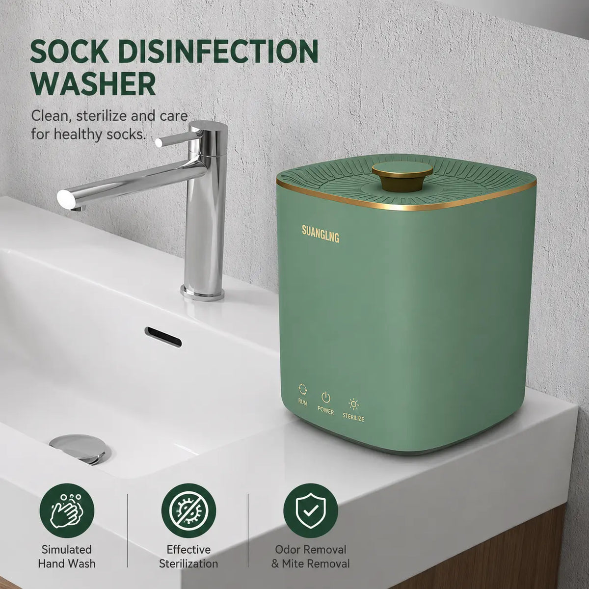 Smart Mini Washing Machine Novva Living