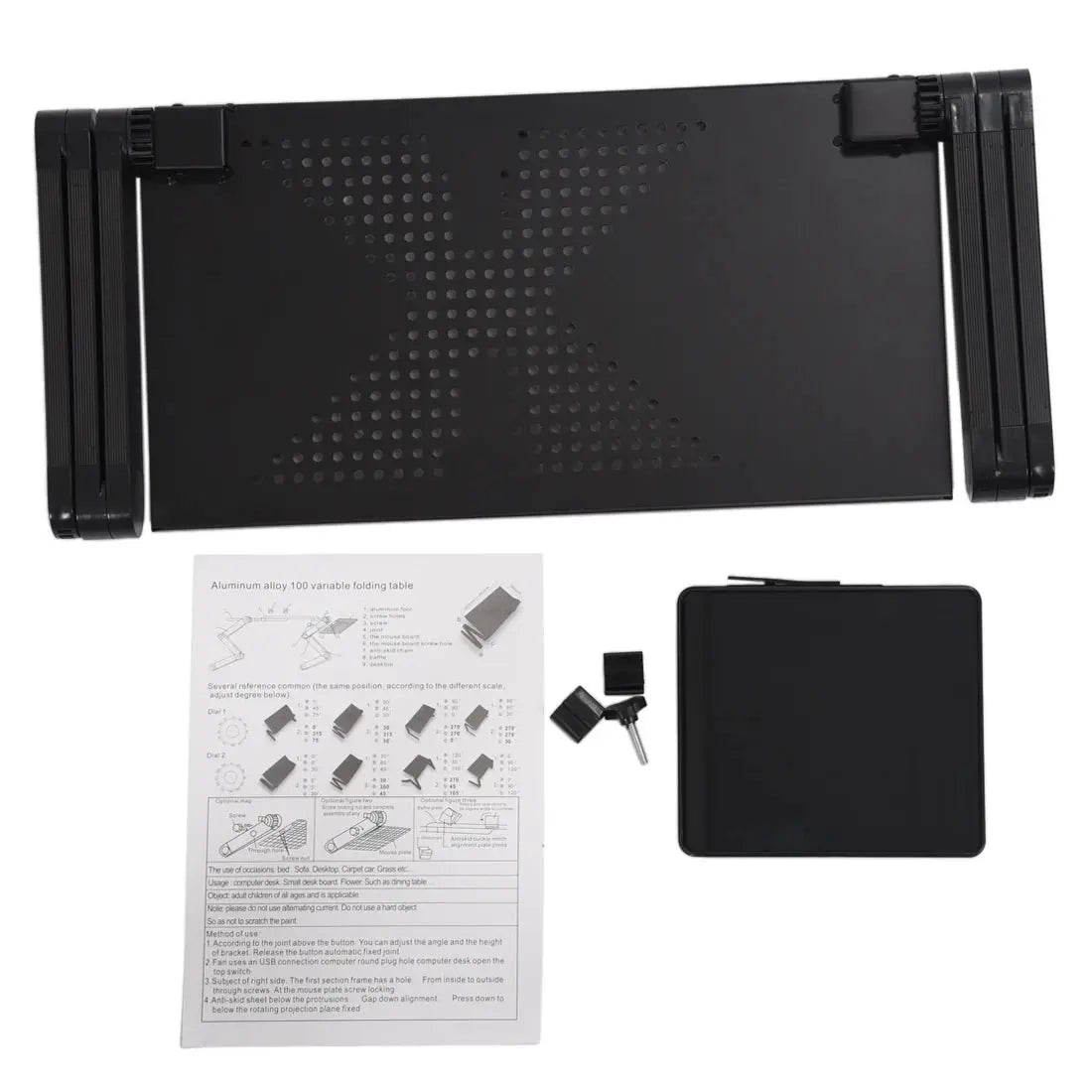 Portable Foldable Laptop Desk with Mouse Pad Novva Living