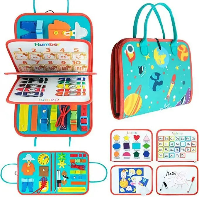 Felt Busy Board Dressing Learning Board for Children Novva Living