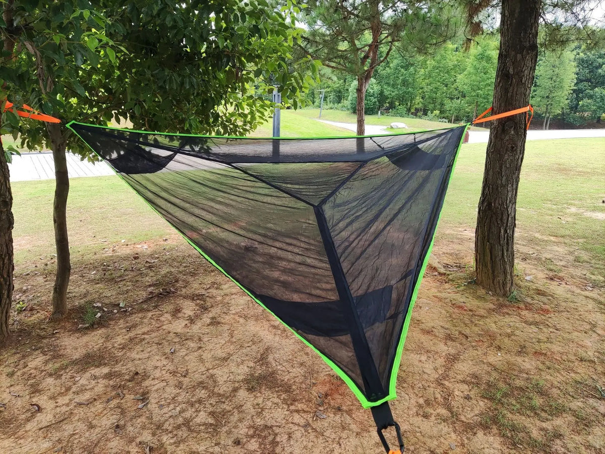 Triangular Camping Hammock with Mosquito Net Novva Living