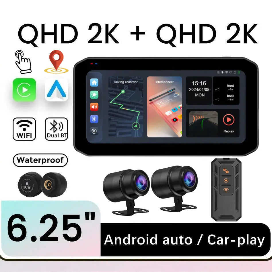 Motorcycle Dash Cam All-in-One Unit Novva Living