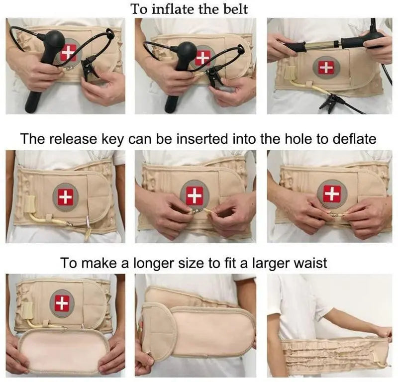 Inflatable Lumbar Support Belt Novva Living