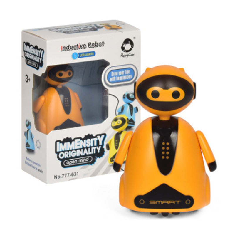 Line-Following Sensor Robot & Penguin Toy