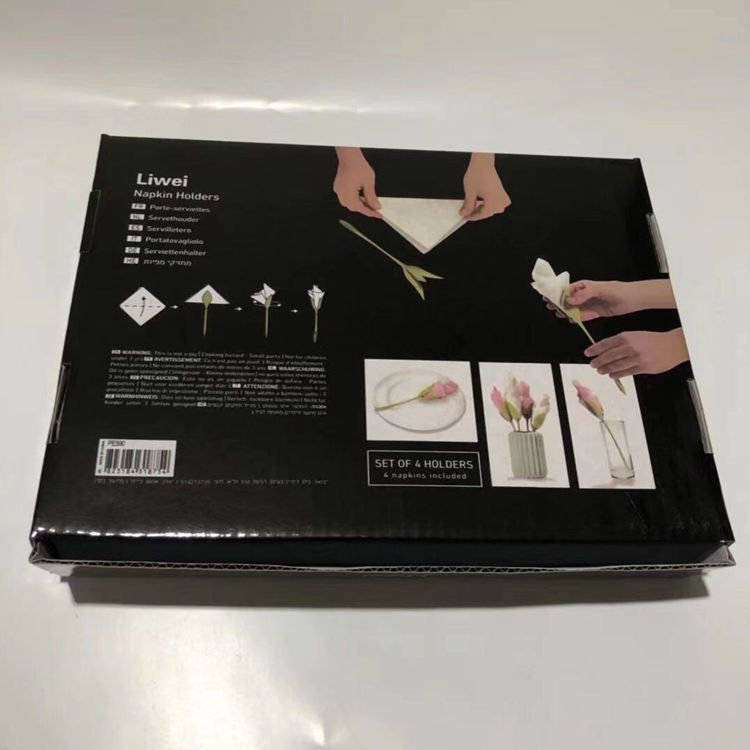 Origami Flower Napkin Holders