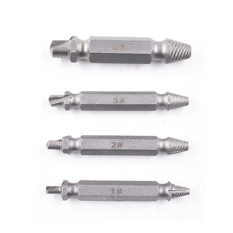 4-Piece Damaged Screw Extractor Set