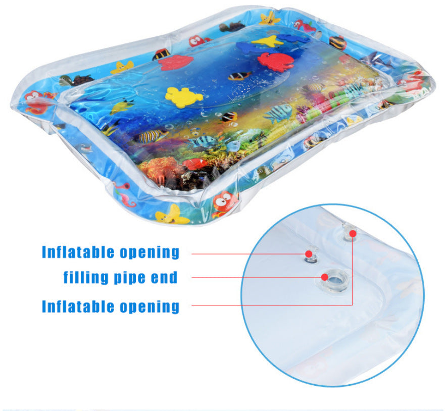 Baby Inflatable Water Play Mat Sea World
