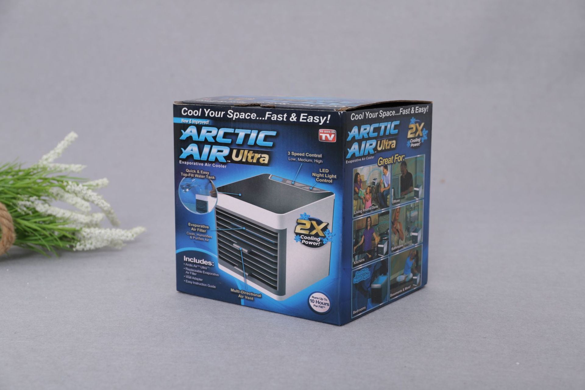 Mini ventilateur rafraîchisseur d'air USB