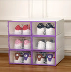 Foldable Transparent Shoe Boxes Novva Living