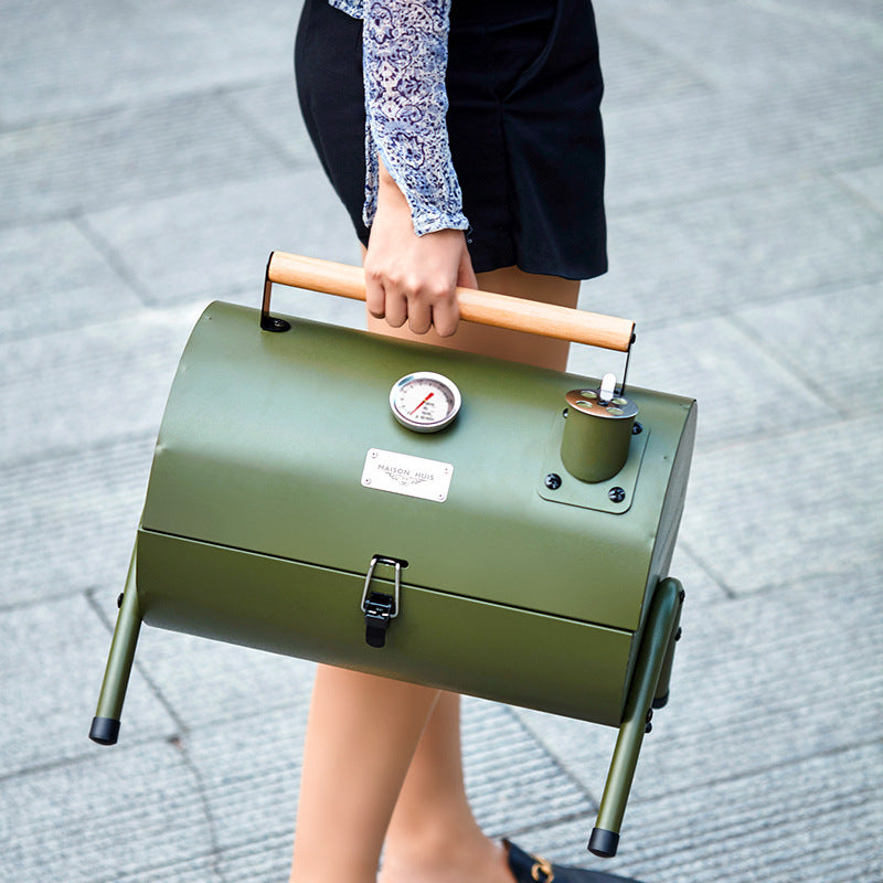 Portable Charcoal BBQ Grill Set
