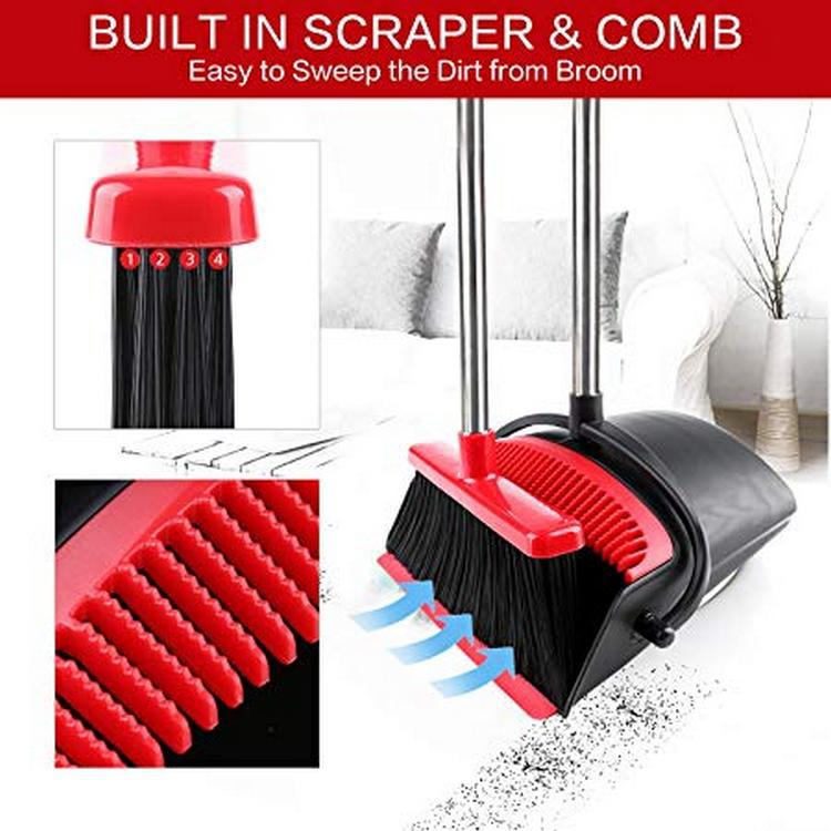 Multifunctional Broom & Dustpan Set