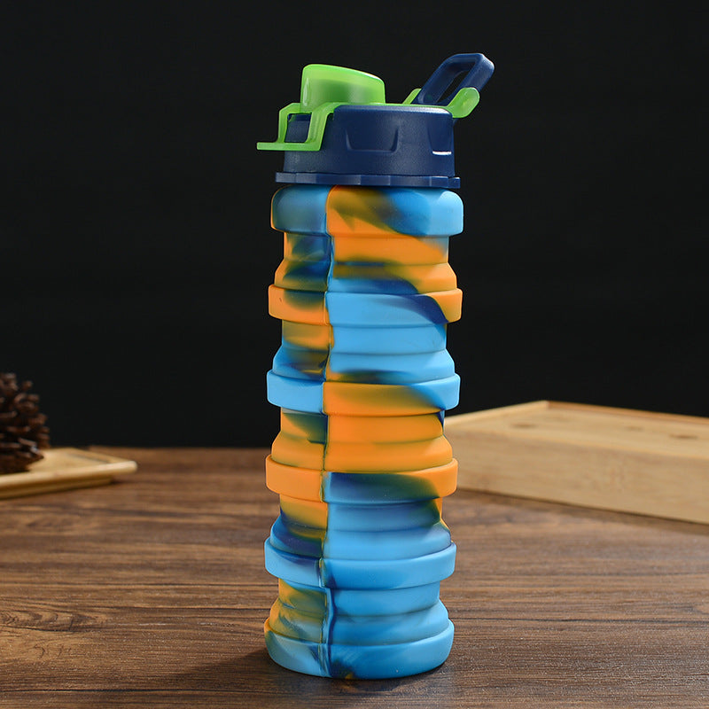 Silicone Folding Sports Water Bottle