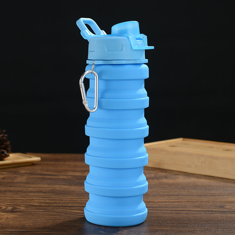 Silicone Folding Sports Water Bottle