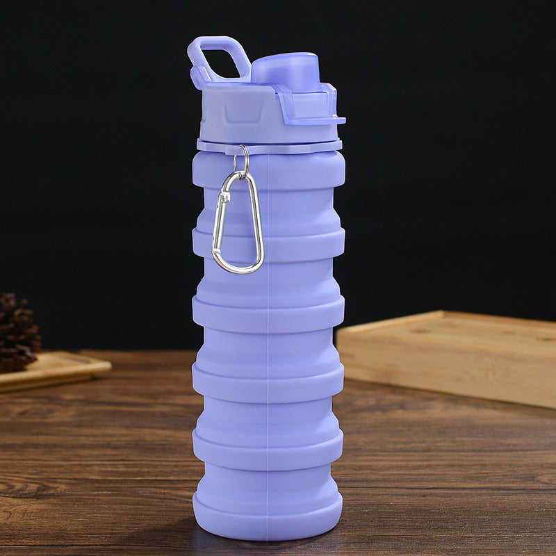 Silicone Folding Sports Water Bottle