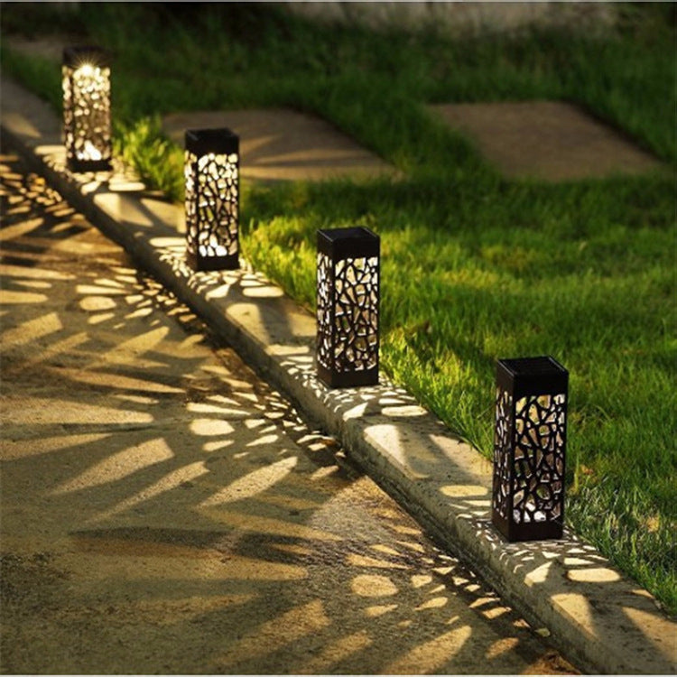 Lampe solaire de jardin paysager