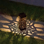 Lampe solaire de jardin paysager