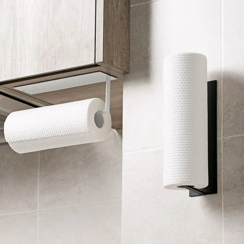 Wall-Mounted Paper Towel & Wrap Holder Novva Living