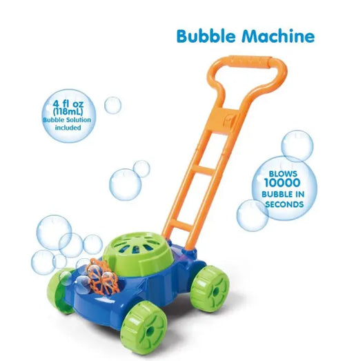 Children's Hand-Push Electric Bubble Machine Tank Car Outdoor Toy Novva Living