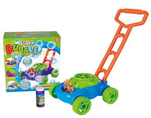 Children's Hand-Push Electric Bubble Machine Tank Car Outdoor Toy Novva Living