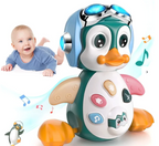 Electric Dancing Penguin Toy with Light & Music