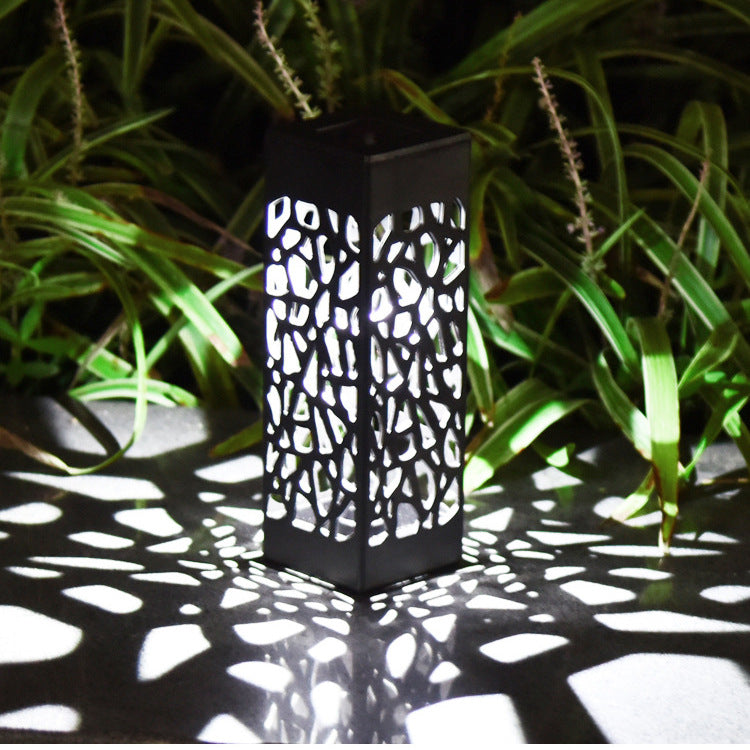 Lampe solaire de jardin paysager