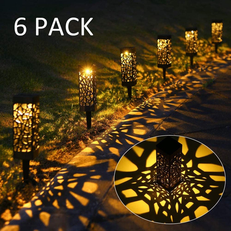 Lampe solaire de jardin paysager