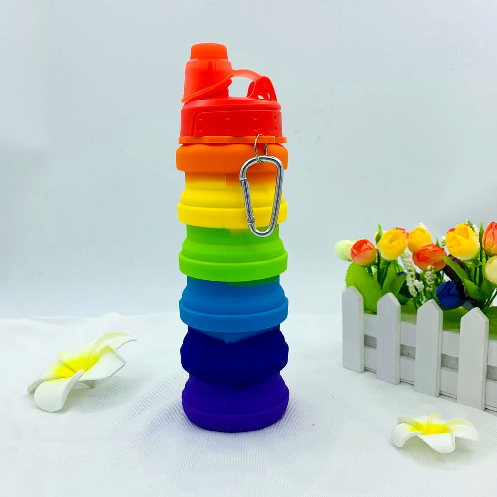 Silicone Folding Sports Water Bottle