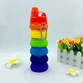 Silicone Folding Sports Water Bottle