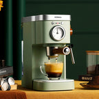 Semi-Automatic Espresso Machine Capsule Compatible with Milk Frother