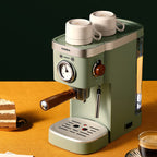 Semi-Automatic Espresso Machine Capsule Compatible with Milk Frother