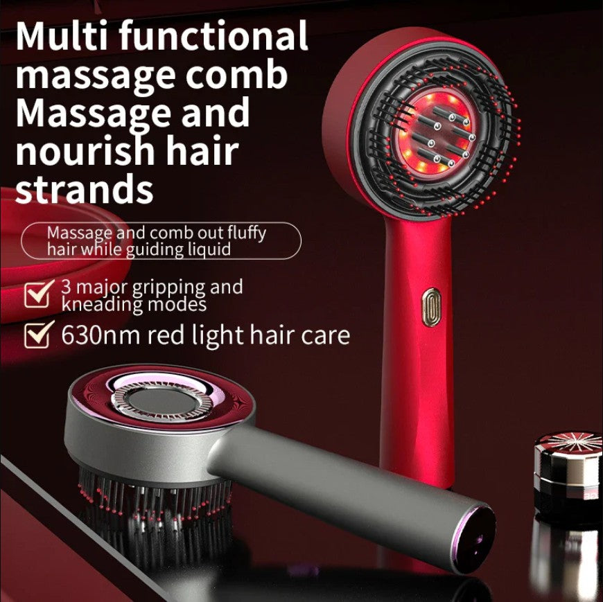 Multi-Function Scalp Massage Comb with Liquid Guide
