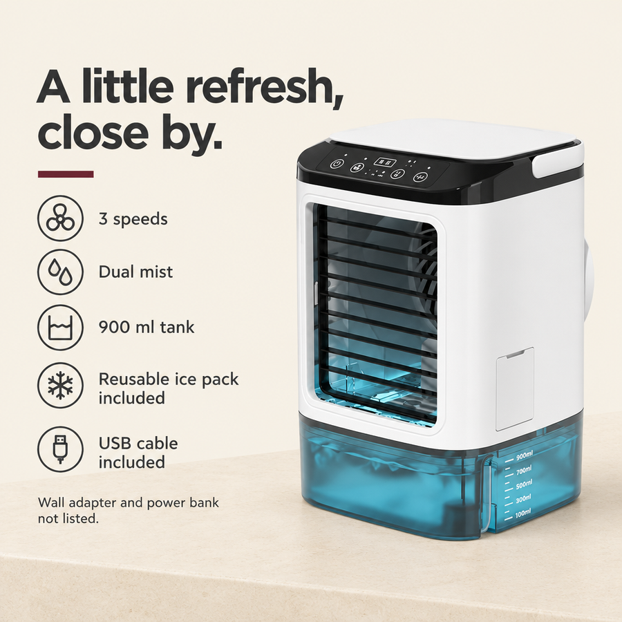 [Scale AI] benefits_list, Ice Cooling Misting Fan