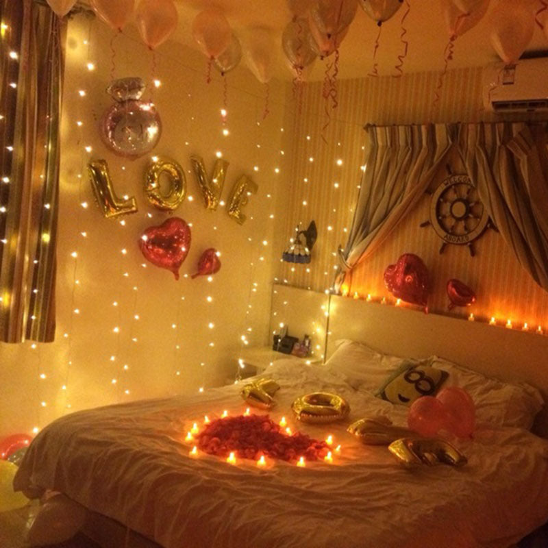 Curtain Icicle String Lights