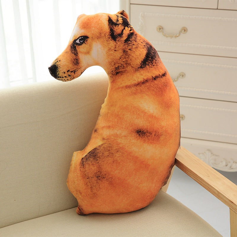 3D DOG Plush Pillow Cushion