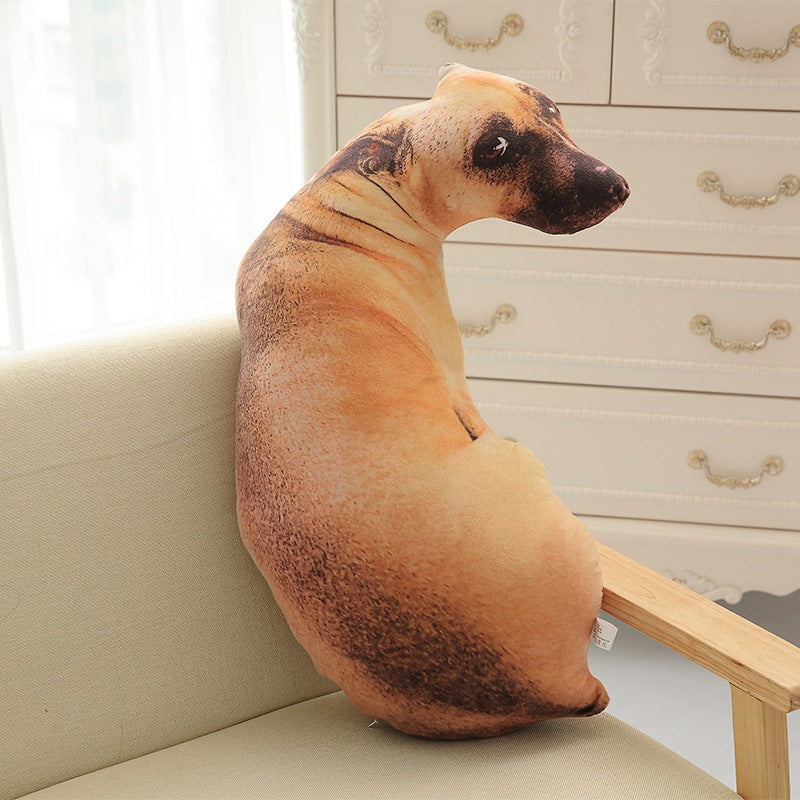 3D DOG Plush Pillow Cushion