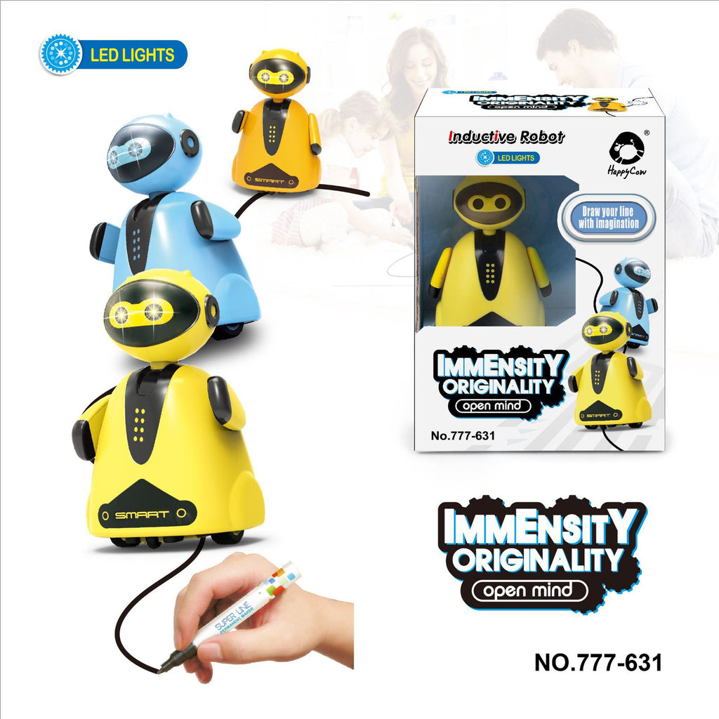 Line-Following Sensor Robot & Penguin Toy