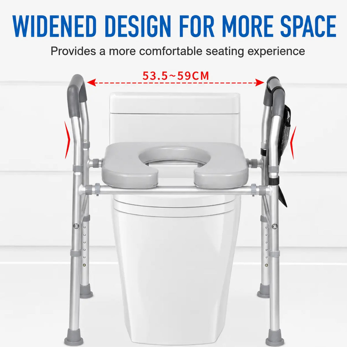 Toilet Chair & Armrest Novva Living