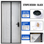 Magnetic Velcro Screen Door Curtain Novva Living