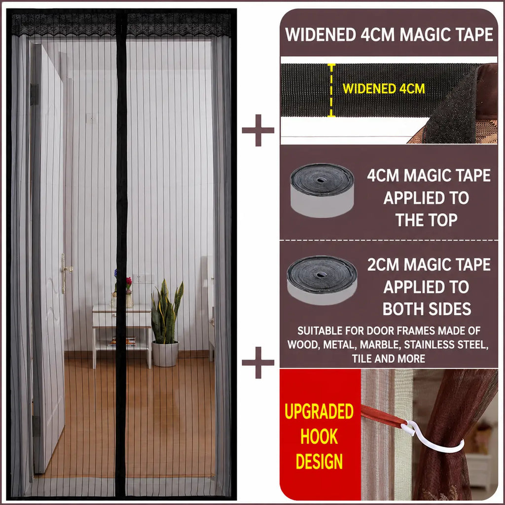 Magnetic Screen Door Curtain Anti-Mosquito Novva Living