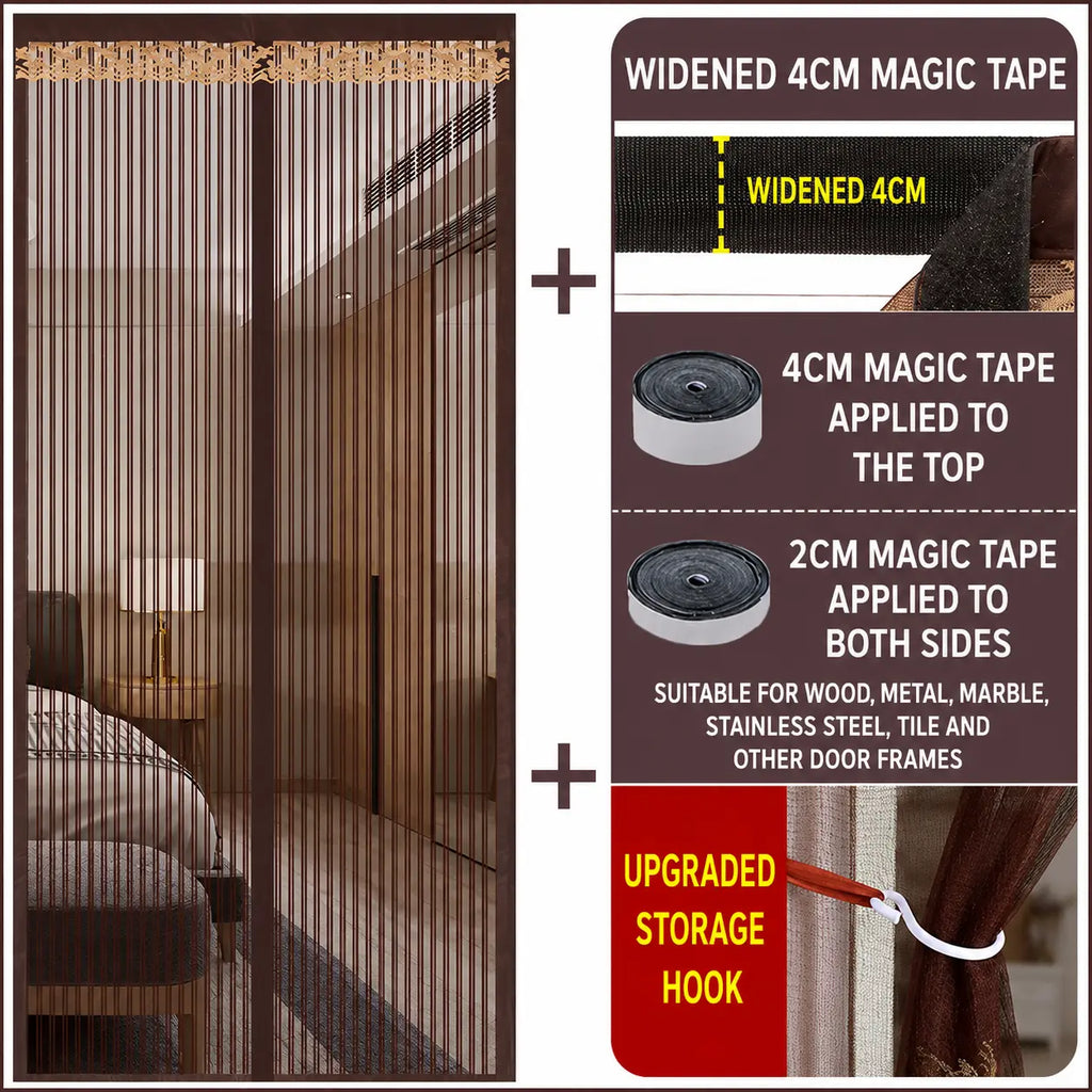 Magnetic Screen Door Curtain Anti-Mosquito Novva Living