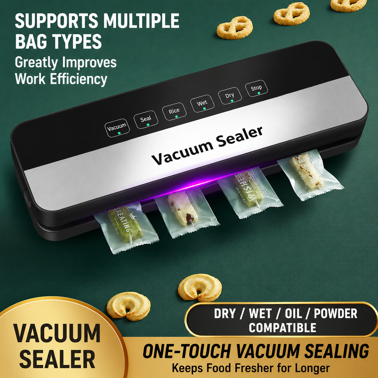 Automatic Vacuum Food Sealer Machine