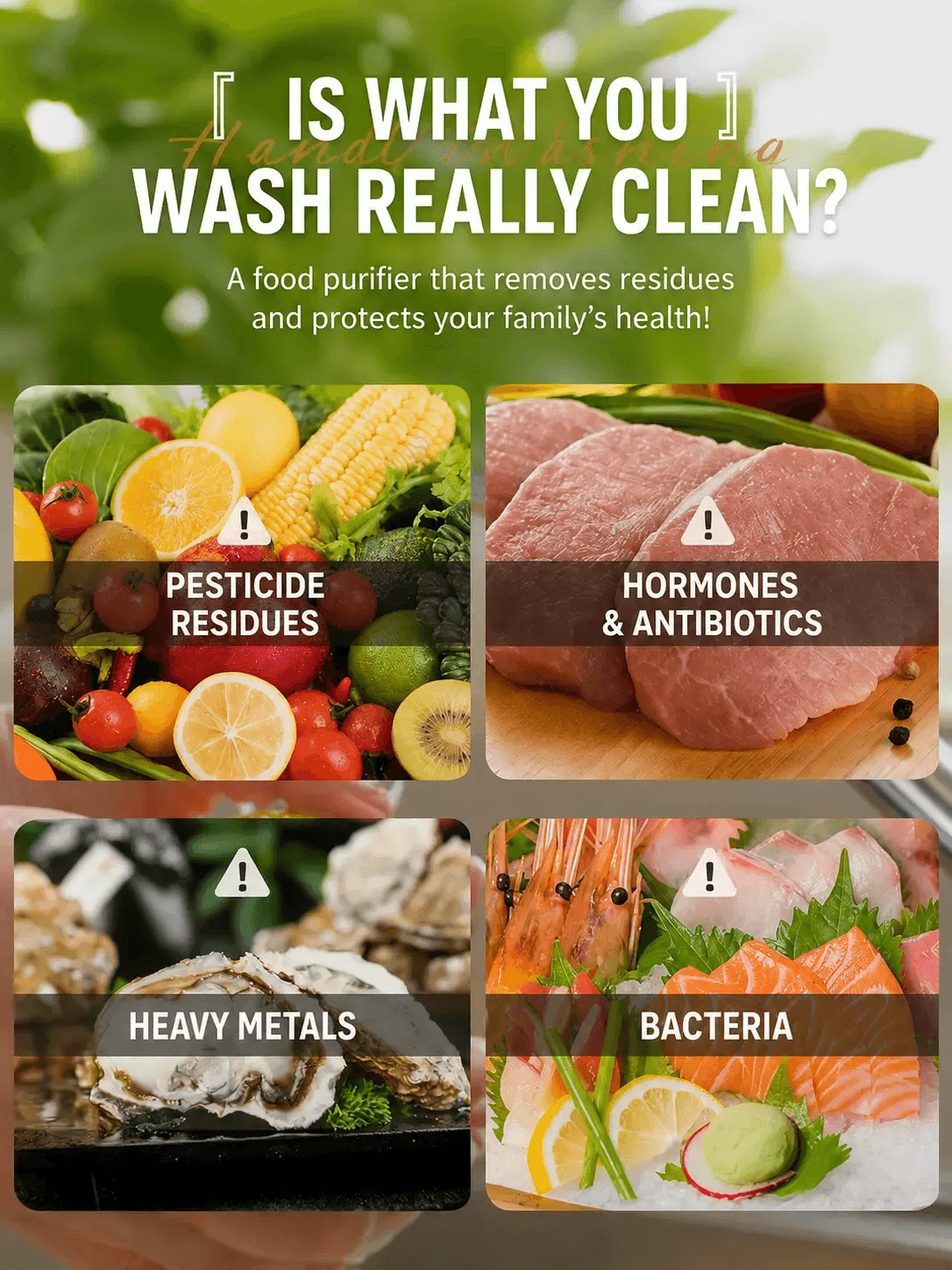 Fruit & Vegetable Purification Washing Machine Novva Living