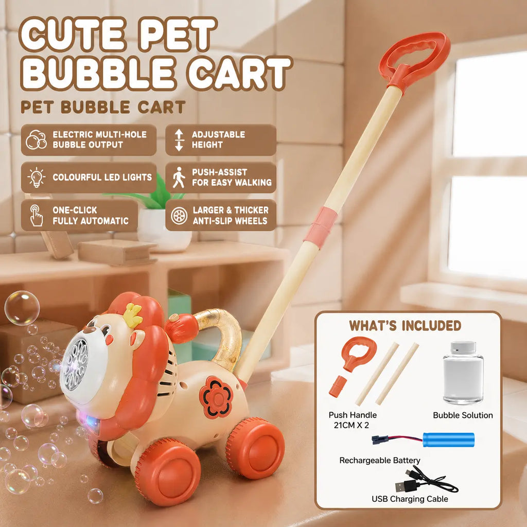 Children's Cartoon Bubble Machine Stroller Novva Living