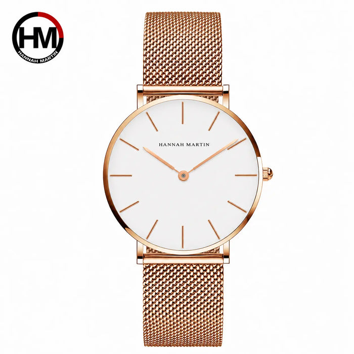Relógio Feminino com Pulseira de Malha