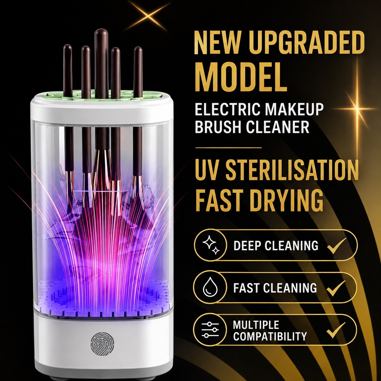 Automatic UV Makeup Brush Cleaner & Dryer