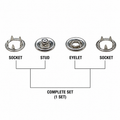 Five-Claw Press Stud Buckle Kit