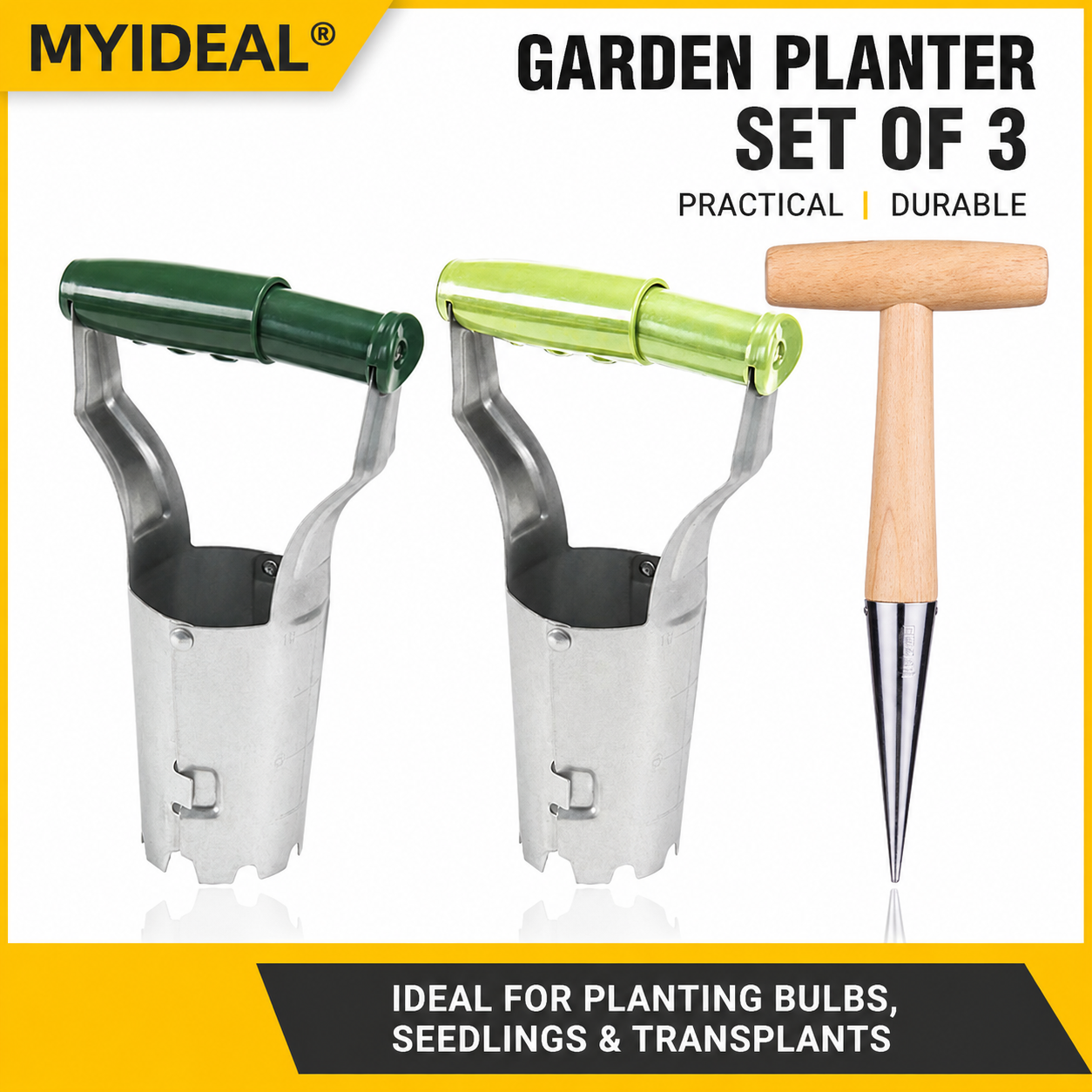 Stainless Steel Garden Seeder Tool