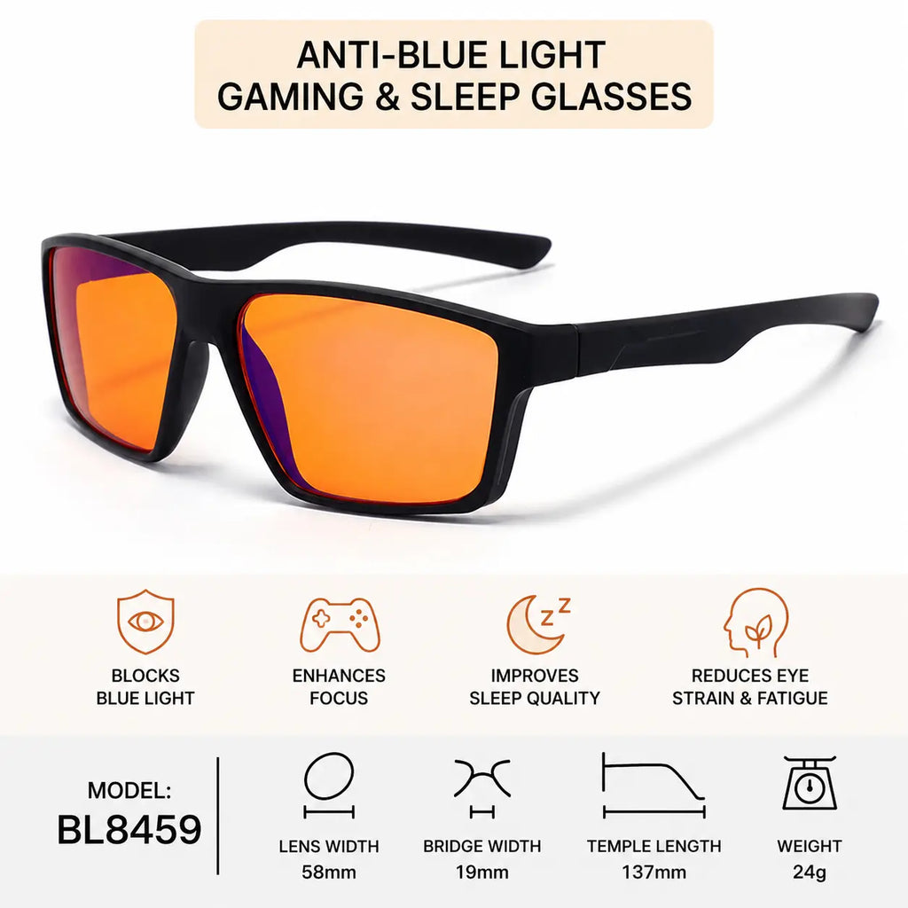 Anti-Blue Light Gaming & Sleep Glasses Novva Living