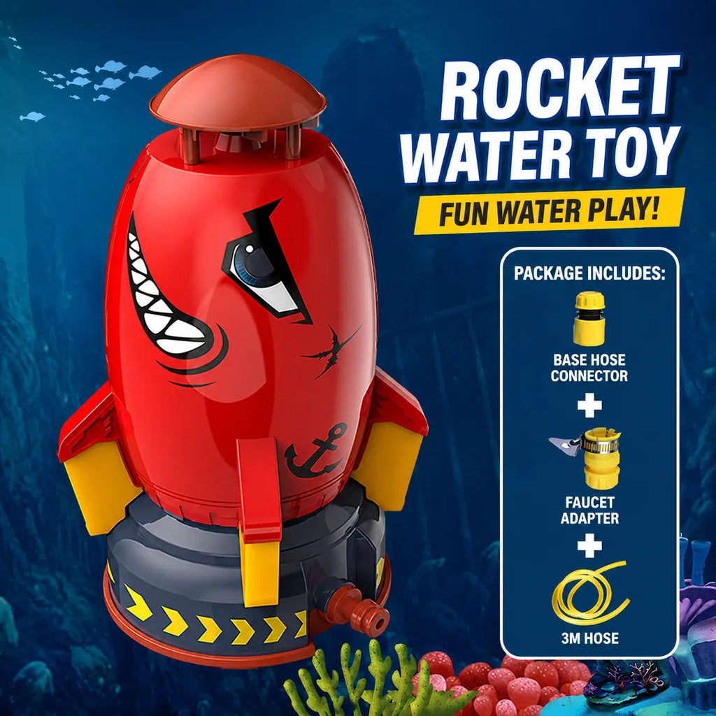 Water Pressure Rocket Sprinkler Toy Novva Living